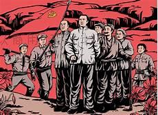 红色革命速写图片